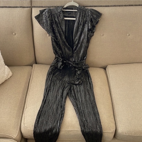 Sabina Musayev Cooper Oscar jumpsuit size medium M - Picture 4 of 10